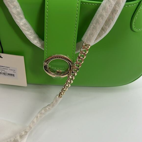 Sandro Sweet Janet Chain Bag - Lime - New with tags - $385 MSRP - Picture 6 of 10